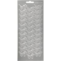 Creativ Company Stickers, vlinders, vel 10x23 cm, zilver, 1 vel - thumbnail