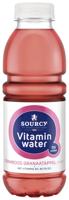 Water sourcy vitamin framboos/granaatap fles 500ml - thumbnail