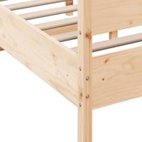 Bedframe zonder matras massief grenenhout 150x200 cm - thumbnail