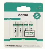 Hama NiMH-accu&apos;s AA Mignon 2500 MAh 1,2 V 4 Stuks - thumbnail