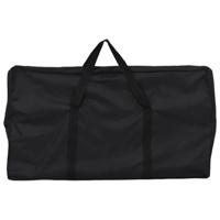 Beursbalie inklapbaar 90x48x93 cm bewerkt hout - thumbnail