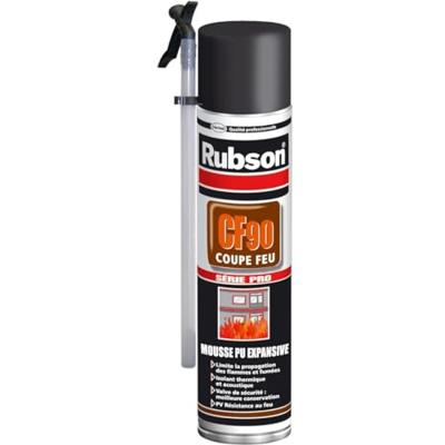 Brandwerend expansieschuim in spuitbus - RUBSON - CF 90 - Brandbeveiliging - Multifunctionele isolatie - 600 ml Brandwerend expansieschuim in spuitbus - RUBSON - CF 90 - Brandbeveiliging - Multifunctionele isolatie - 600 ml
