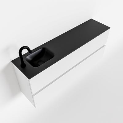 Mondiaz Ada 120cm toiletmeubel talc met wastafel urban links 1 kraangat