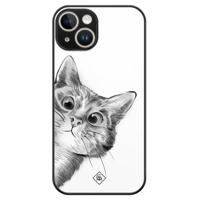 iPhone 14 glazen hardcase - Peekaboo - thumbnail