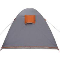 Koepeltent met dak Grijs en Oranje 384 x 254 x 170 cm - thumbnail