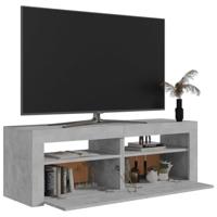 Tv-meubel met LED-verlichting 120x35x40 cm betongrijs - thumbnail