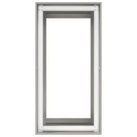 VidaXL Plantenbak 40x80x80 cm roestvrij staal - thumbnail