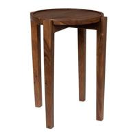 Dutchbone Bijzettafel 'Shane' Acaciahout, 40cm - thumbnail