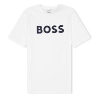 Hugo Boss Logo T-Shirt Kids Wit - Maat 13/14 jaar - Kleur: Wit | Soccerfanshop - thumbnail