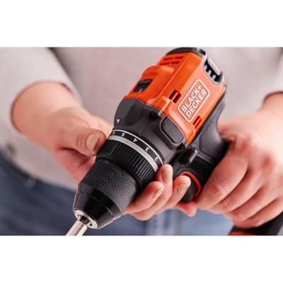 Black & Decker BLD682XN-XJ Accu-schroefboormachine 18 V Li-ion Zonder accu, Zonder lader, Incl. koffer