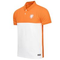 KNVB Polo Oranje Wit - thumbnail