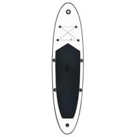 VidaXL Stand up paddleboardset opblaasbaar zwart en wit - thumbnail