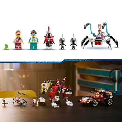 Lego Dreamzzz 71497 Coopers Tijgermecha en Zero's Hot Rod Auto