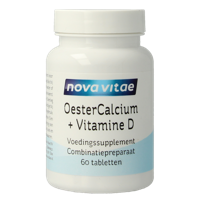 Nova Vitae Oestercalcium Vit D 60 Tabletten - thumbnail