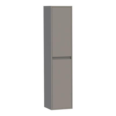 Brauer Adore - Hoge Kast - 160 cm - 2 Deuren - Greeploos - Links of Rechtsdraaiend - Mat Taupe