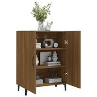 Dressoir 70x34x90 cm bewerkt hout bruineikenkleurig - thumbnail