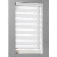 Rollit Eva Duo Rolgordijn Wit Verduisterend - thumbnail