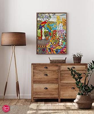 Parrots on the Veranda Puzzel 1000 Stukjes