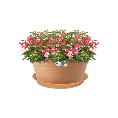 Elho green basics schotel 45 cm mild terra