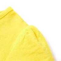 Kindershirt fiets 92 geel - thumbnail
