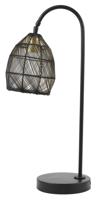 Light & Living Tafellamp 'Meya' kleur Mat Zwart - thumbnail