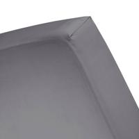 Cinderella hoeslaken basic katoen 160x200 antraciet - thumbnail