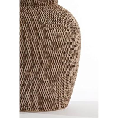 Light & Living Vaas 'Vendie' 28cm hoog, kleur Bruin