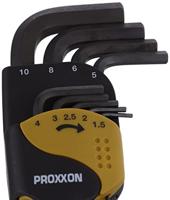 PROXXON binnenzeskant hoeksleutel set hx angle wrench set hx 9-piece - thumbnail