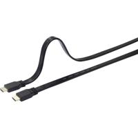 SpeaKa Professional SP-7541956 HDMI-kabel HDMI Aansluitkabel HDMI-A-stekker, HDMI-A-stekker 5.00 m Zwart 4K UHD, Audio Return Channel (ARC), Vergulde - thumbnail