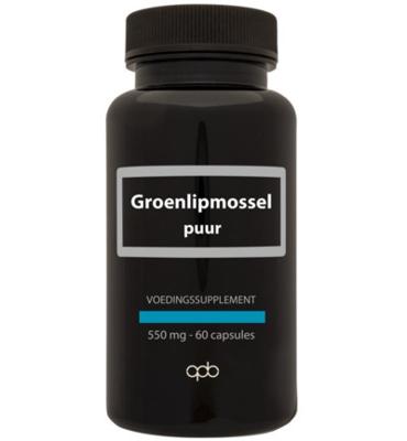 APB Holland Groenlipmossel extract puur forte 550mg 60 Vegetarische capsules