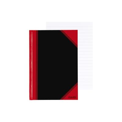 Notitieboek bantex zwart/rood a5 lijn 70gr 96vel | 6 stuks