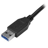 Kabel USB A naar USB C Startech USB31AC1M Zwart - thumbnail