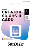 SanDisk Creator SDXC-kaart Retail 1 TB Class 10, v60 Video Speed Class, UHS-II U3 Schrijfbeveiligingsschakelaar - thumbnail