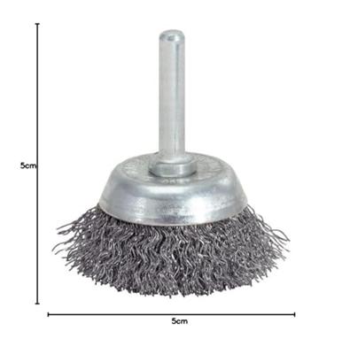 KS Tools 340.0012 Roestvrije draadborstel 0,3 mm, Ø 50 mm