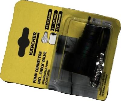 Karcher Connector 3/4'' en 1'' Afvoerslang met Terugslagklep - 6.997-359.0 Karcher Connector 3/4'' en 1'' Afvoerslang met Terugslagklep - 6.997-359.0