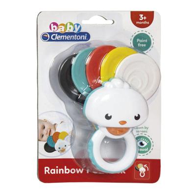 Clementoni baby rammelaar pauw Clementoni baby rammelaar pauw