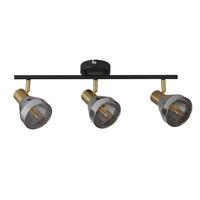 Searchlight PlafondlampWestminster met smoke glas 3-lichts - 23801-3SM - thumbnail