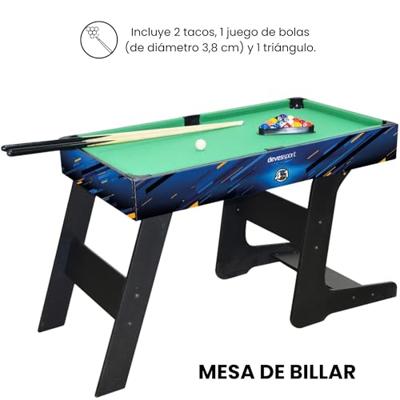 Multi-spel tafel Opvouwbaar 4-in-1 115,5 x 63 x 16,8 cm Hout MDF