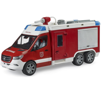Bruder 02680 MB Sprinter Brandweerwagen + Licht en Geluid - thumbnail