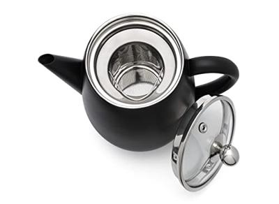 Bredemeijer Theepot 1,1l Duet Eva Mat Zwart