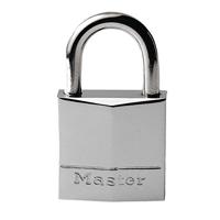 Masterlock 30mm - 17mm stainless steel shackle, 5mm diam. - double locking - 4-pi - 639EURD - thumbnail