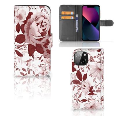 Hoesje iPhone 13 Mini Watercolor Flowers Hoesje iPhone 13 Mini Watercolor Flowers