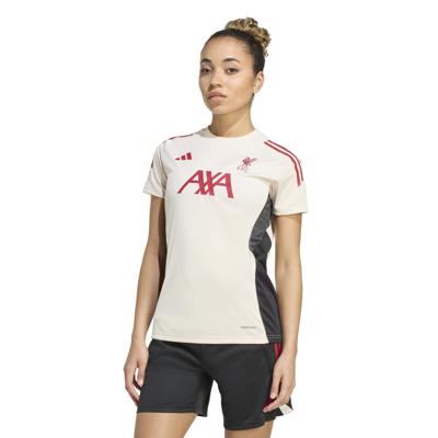 adidas Liverpool Trainingsshirt 2025-2026 Dames Wit Rood Zwart adidas Liverpool Trainingsshirt 2025-2026 Dames Wit Rood Zwart