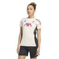 adidas Liverpool Trainingsshirt 2025-2026 Dames Wit Rood Zwart - thumbnail