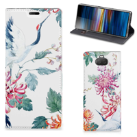 Sony Xperia 10 Plus | Hoesje maken | Bird Flowers - thumbnail