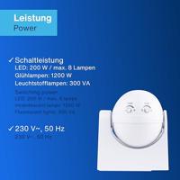No4008297153177 Bewegingsmelder Compleet Wit 1 stuk(s) - thumbnail