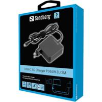 Sandberg USB-C AC Charger PD65W EU 2M - thumbnail