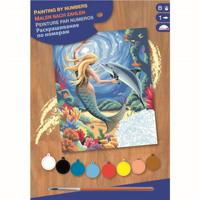 Schilderen op Nummer Zeemeermin - thumbnail