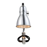 Wandlamp met klem zilver stekker schakelaar Photo - thumbnail