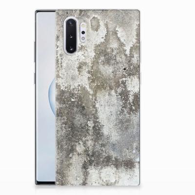 Samsung Galaxy Note 10 Plus | TPU | Siliconen hoesje | Beton Print Samsung Galaxy Note 10 Plus | TPU | Siliconen hoesje | Beton Print